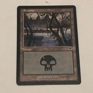 Magic the Gathering Swamp Land Card 15